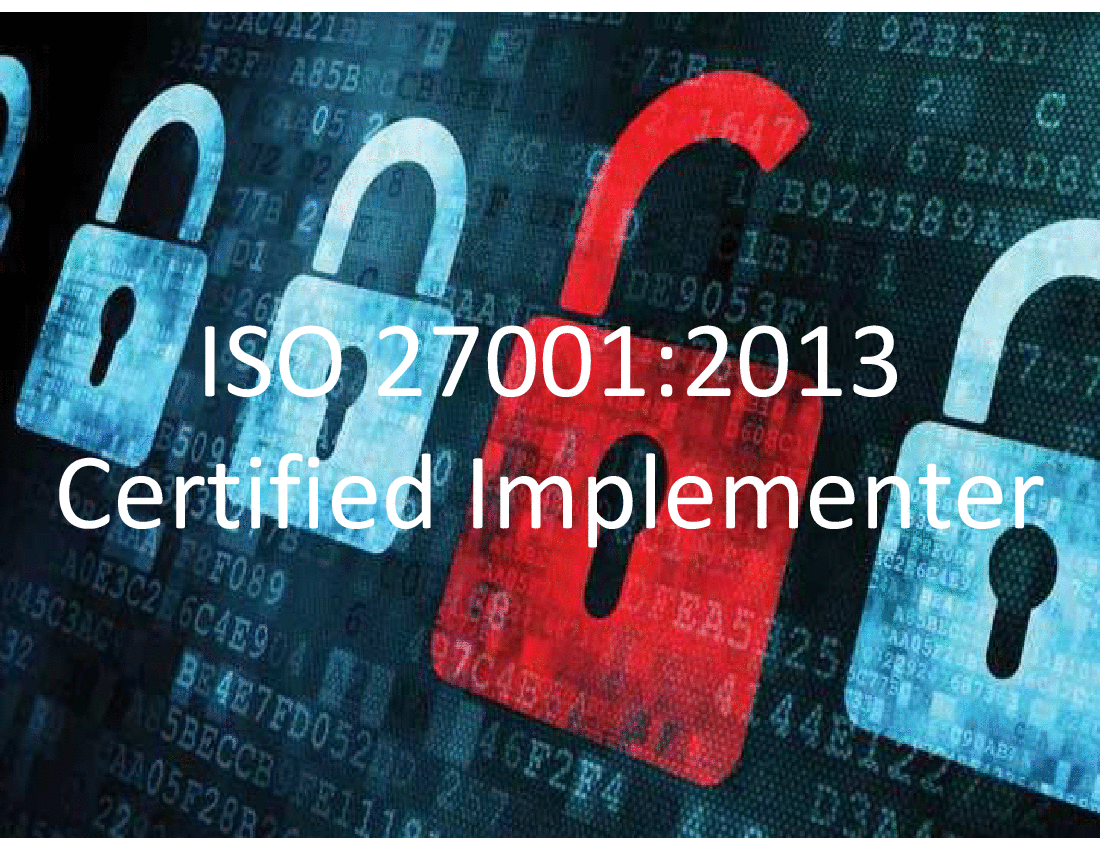 1-ISO 27001 2013 Certified Implementer Introduction (8-slide PPT PowerPoint presentation (PPTX)) Preview Image