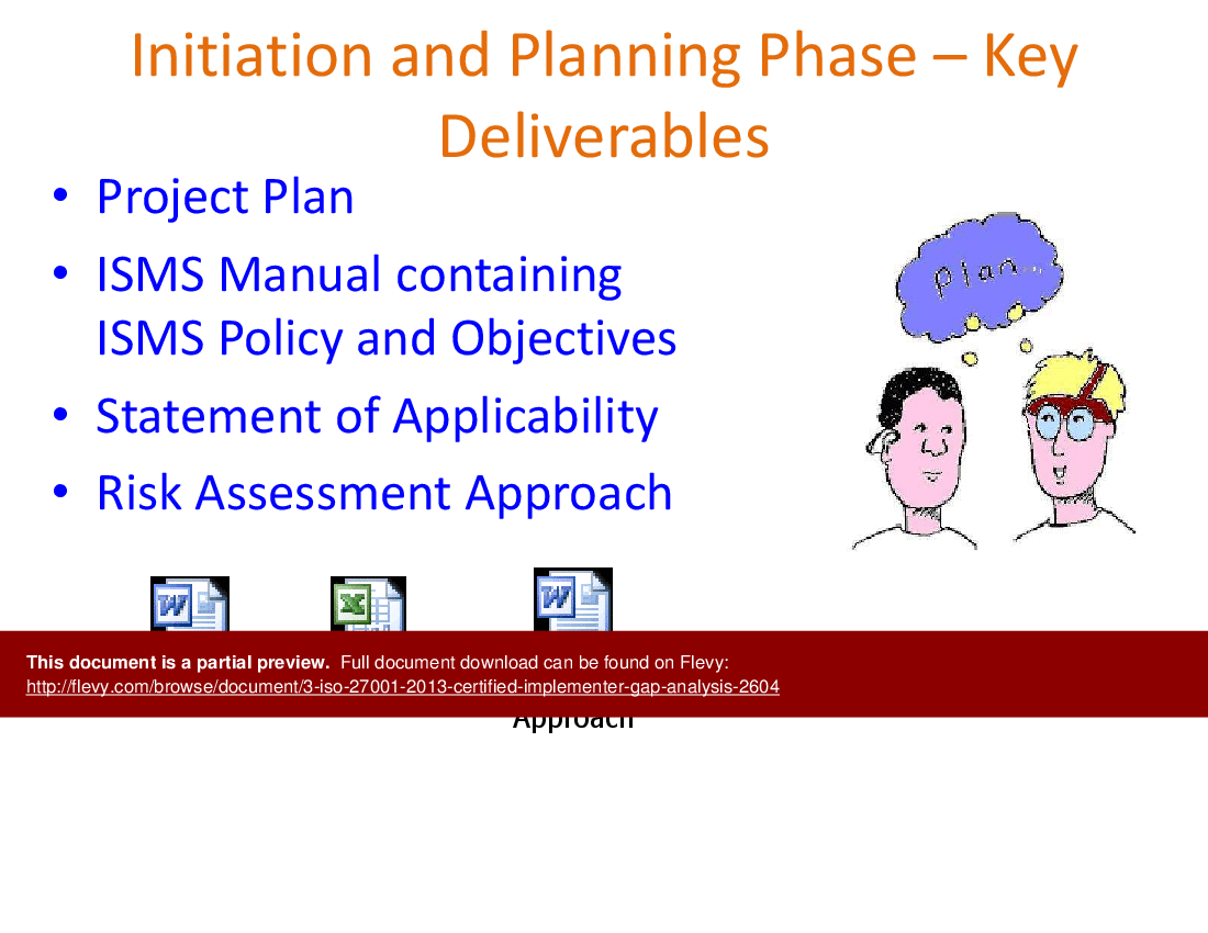 3-ISO 27001 2013 Certified Implementer Gap Analysis (18-slide PPT PowerPoint presentation (PPTX)) Preview Image