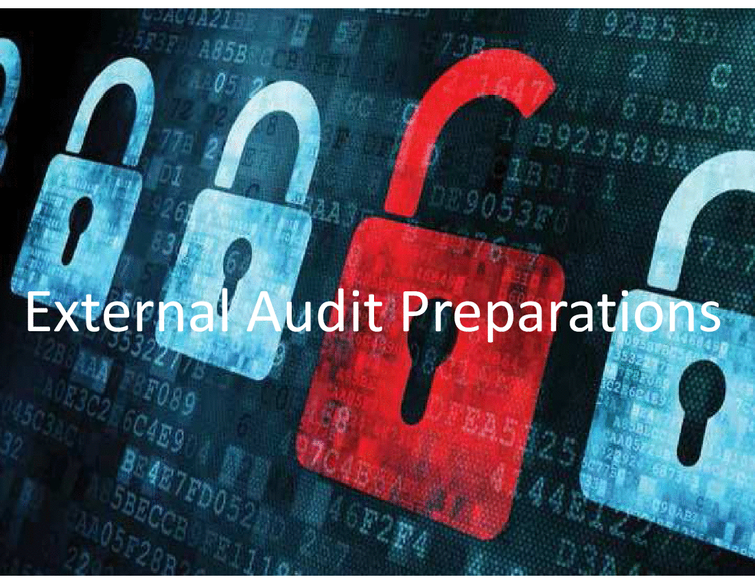 7-ISO 27001 2013 Certified Implementer External Audit Prep.