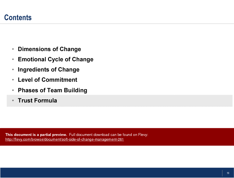 Soft Side of Change Management (20-slide PPT PowerPoint presentation (PPT)) Preview Image