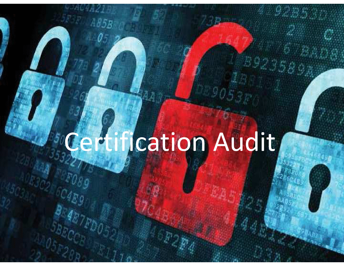 9-ISO 27001 2013 Certified Implementer Certification Audit (10-slide PPT PowerPoint presentation (PPTX)) Preview Image