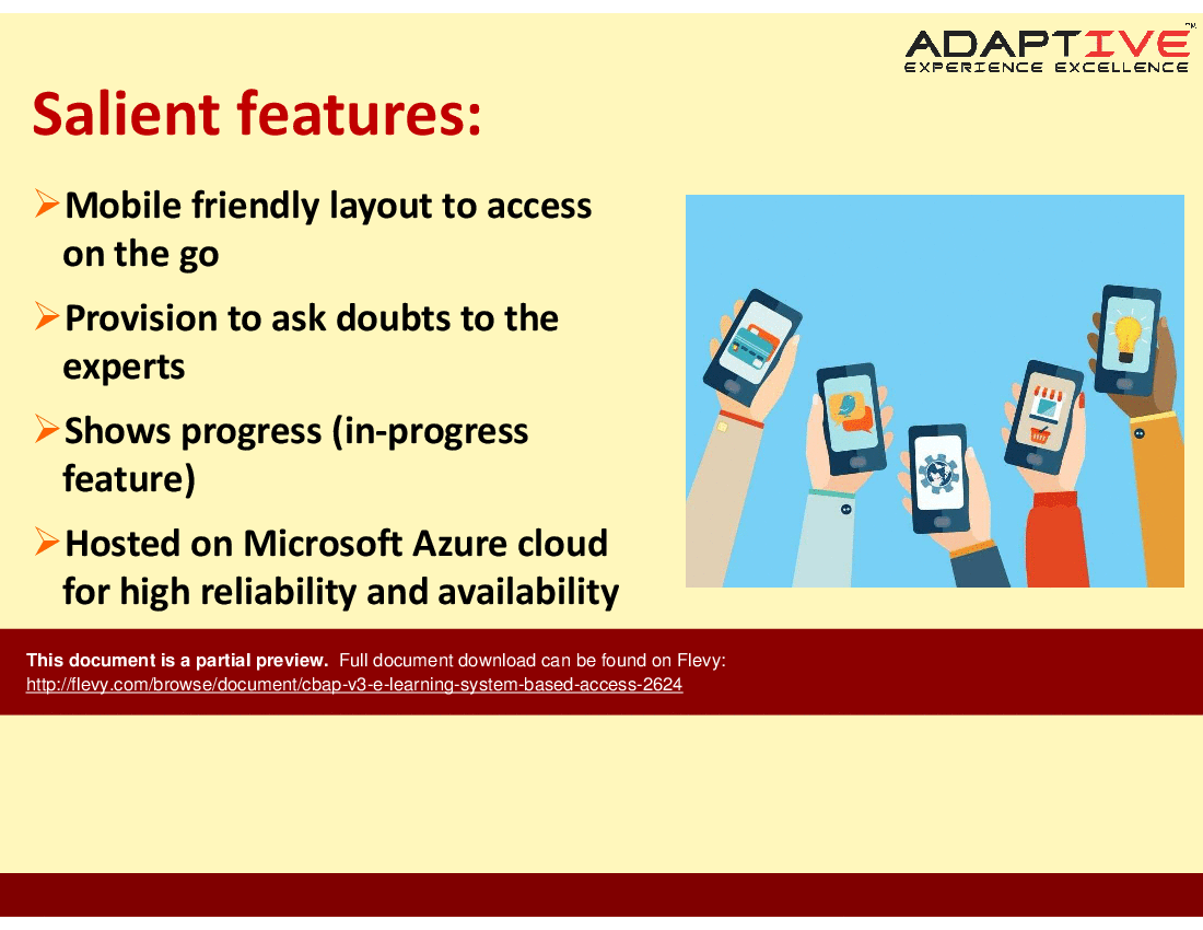 CBAP v3 e-Learning (system based access) (5-slide PPT PowerPoint presentation (PPTX)) Preview Image