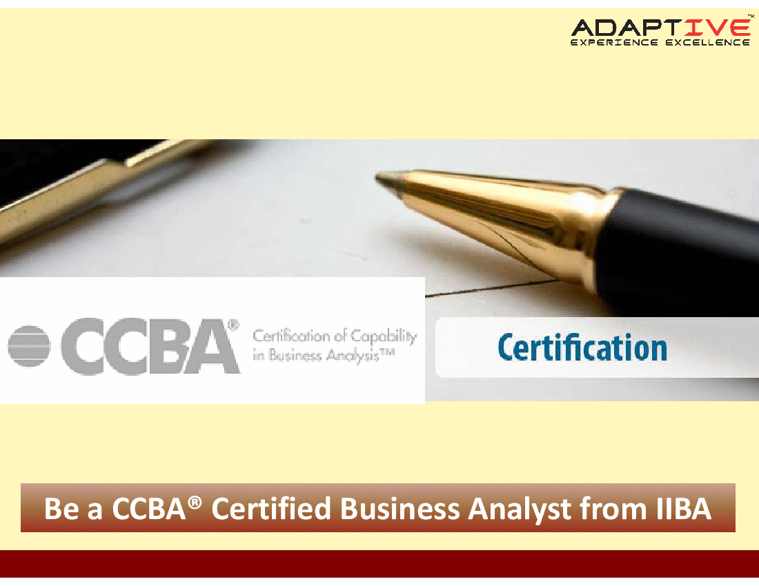 CCBA V3 Question Bank (system based access)