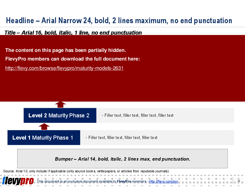 This is a partial preview of Maturity Models (19-slide PowerPoint presentation (PPT)). Full document is 19 slides. 