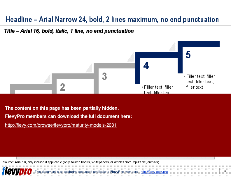 Maturity Models (19-slide PPT PowerPoint presentation (PPT)) Preview Image