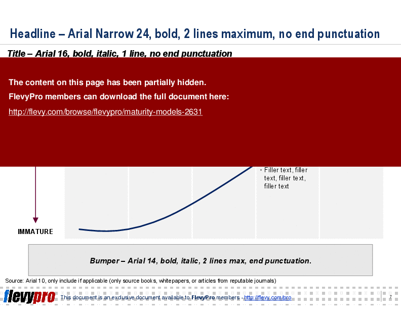 Maturity Models (19-slide PowerPoint presentation (PPT)) Preview Image
