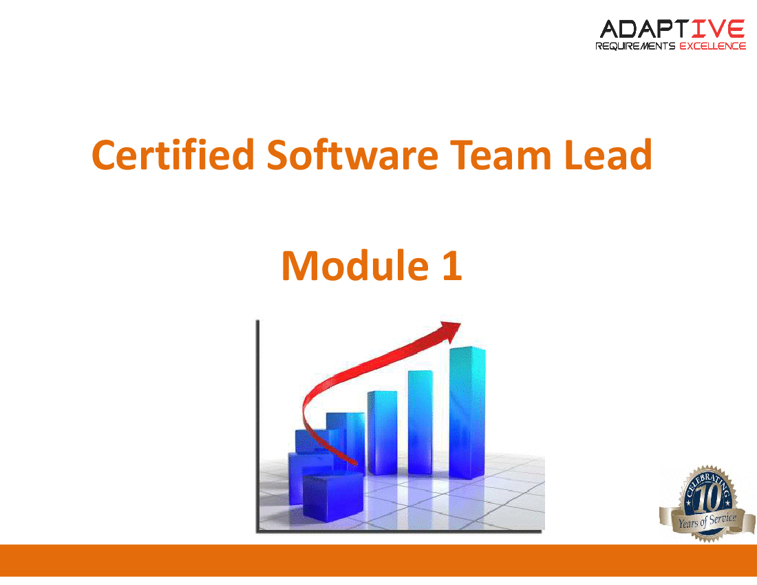 SW TL-Module 1-Introduction (48-slide PPT PowerPoint presentation (PPTX)) Preview Image