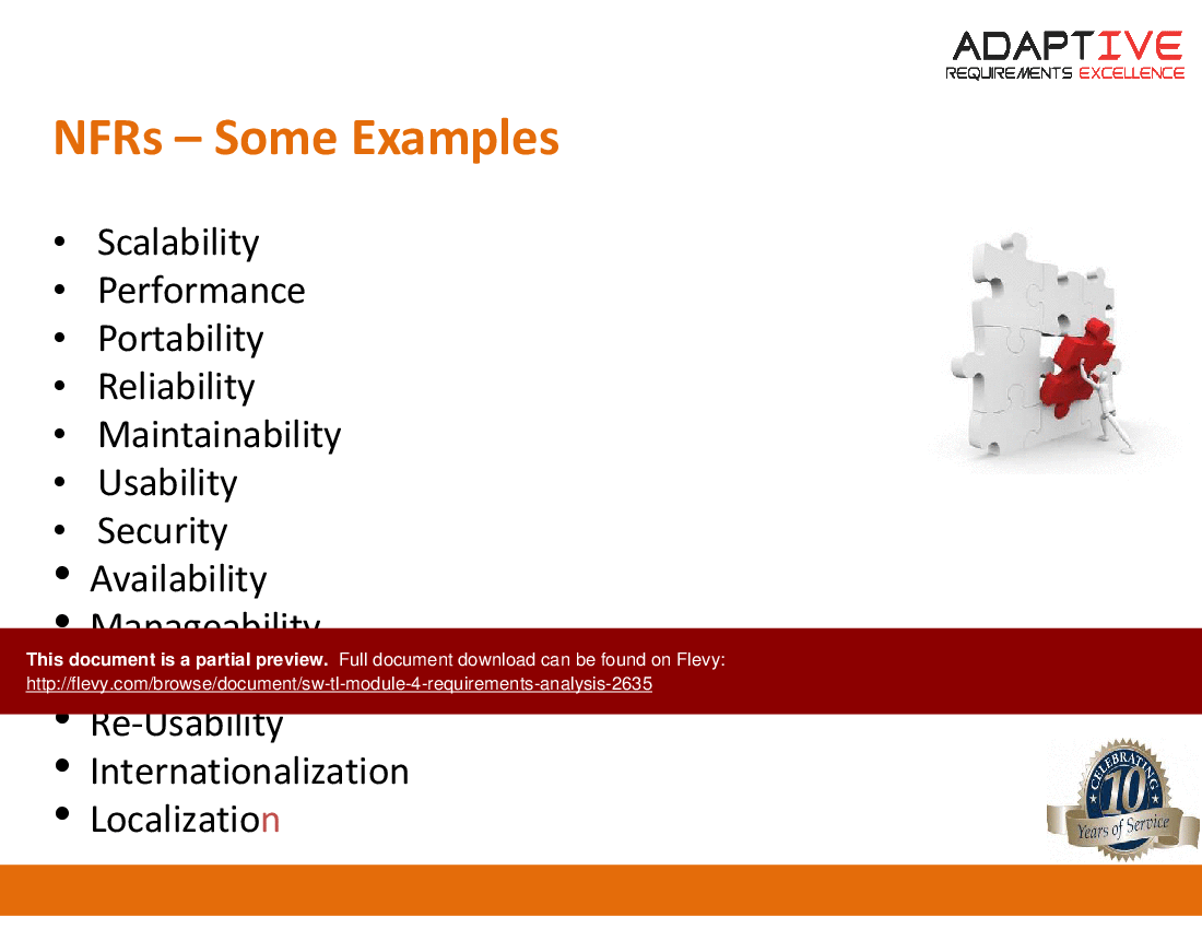 SW TL-Module 4-Requirements Analysis (23-slide PPT PowerPoint presentation (PPTX)) Preview Image