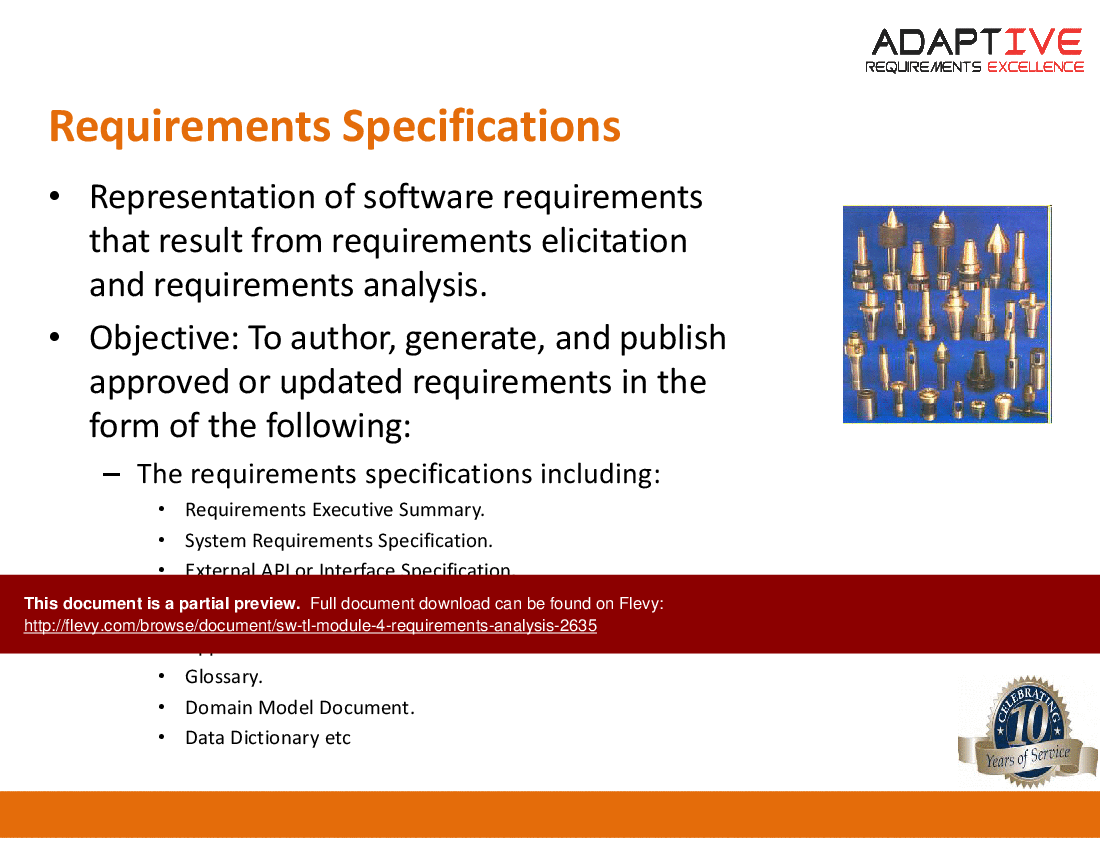 SW TL-Module 4-Requirements Analysis (23-slide PPT PowerPoint presentation (PPTX)) Preview Image