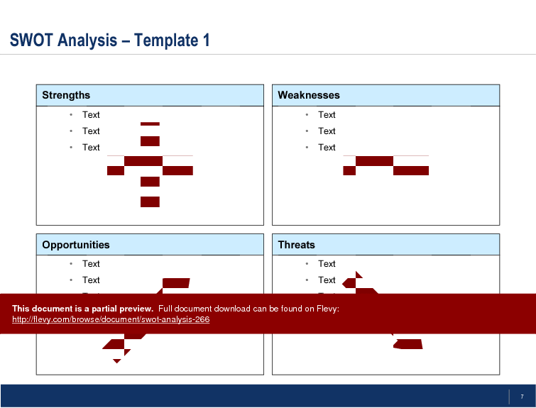 SWOT Analysis (10-slide PowerPoint presentation (PPT)) Preview Image