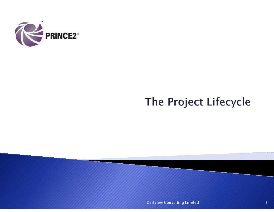 The Project Lifecycle
