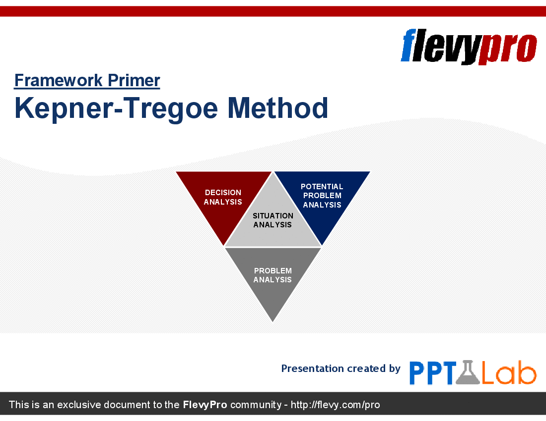 Kepner-Tregoe Method (18-slide PPT PowerPoint presentation (PPT)) Preview Image