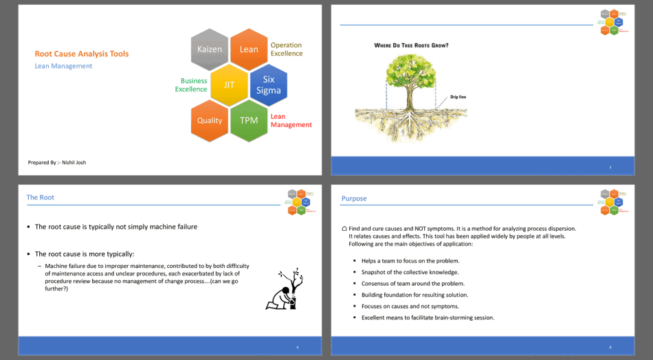 Lean Root Cause Analysis (RCA) Problem Solving