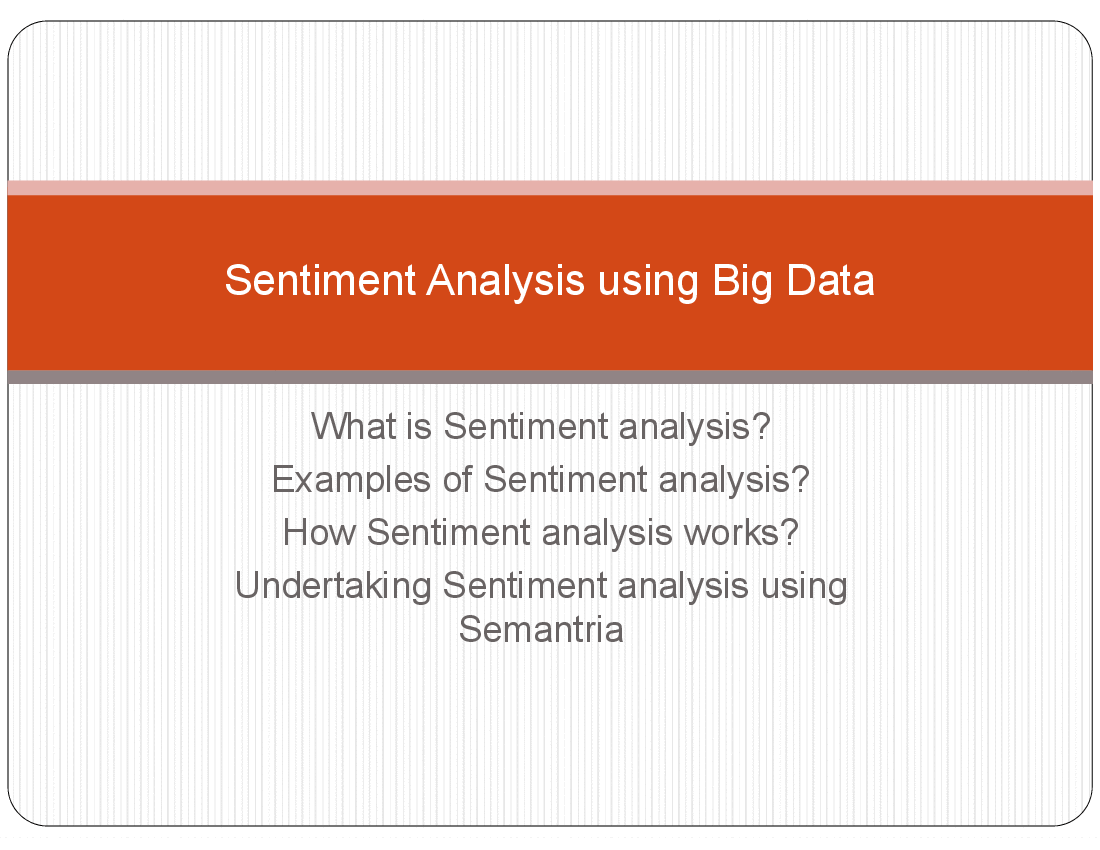 real time sentiment analysis in big data case study