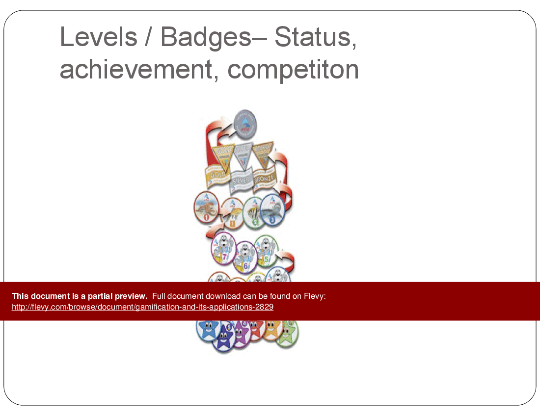 This is a partial preview of Gamification and Its Applications (46-slide PowerPoint presentation (PPTX)). Full document is 46 slides. 