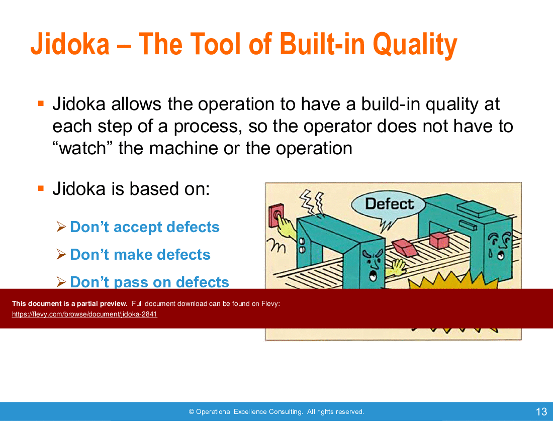 This is a partial preview of Jidoka (83-slide PowerPoint presentation (PPTX)). Full document is 83 slides. 