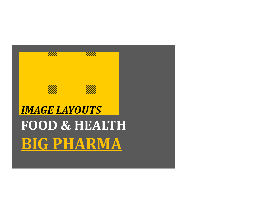 Pharma Image Layouts: Healthy Food