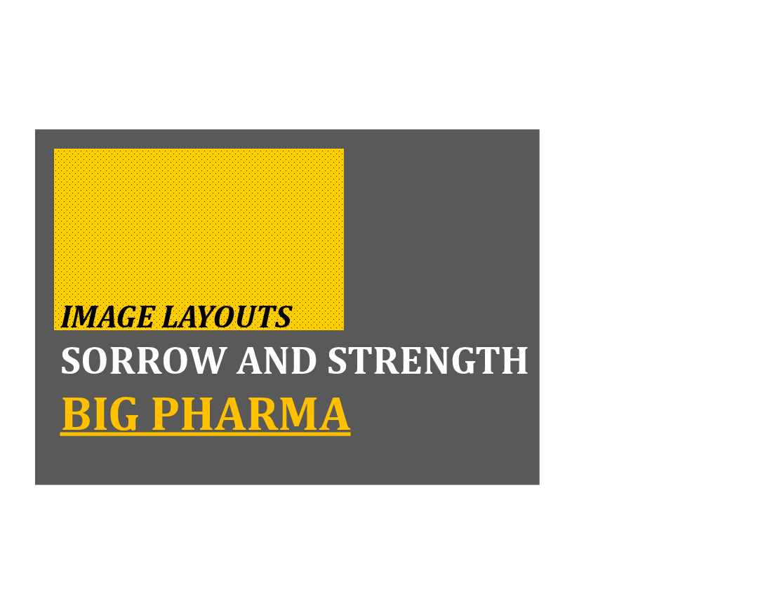 This is a partial preview of Pharma Image Layouts: Sorrow and Strength (35-slide PowerPoint presentation (PPTX)). Full document is 35 slides. 