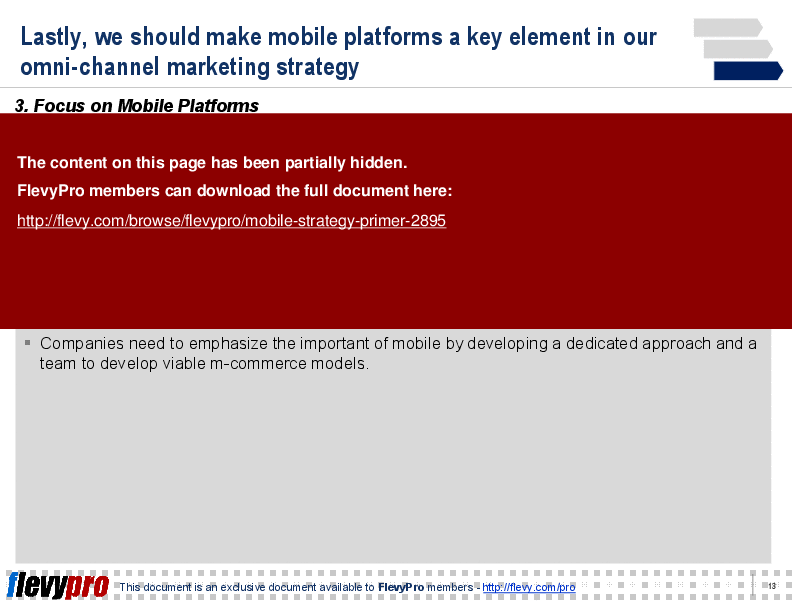 This is a partial preview of Mobile Strategy Primer (23-slide PowerPoint presentation (PPT)). Full document is 23 slides. 