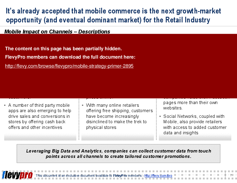 This is a partial preview of Mobile Strategy Primer (23-slide PowerPoint presentation (PPT)). Full document is 23 slides. 