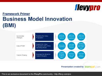 Business Model Innovation (BMI) Essentials (Document Bundle)