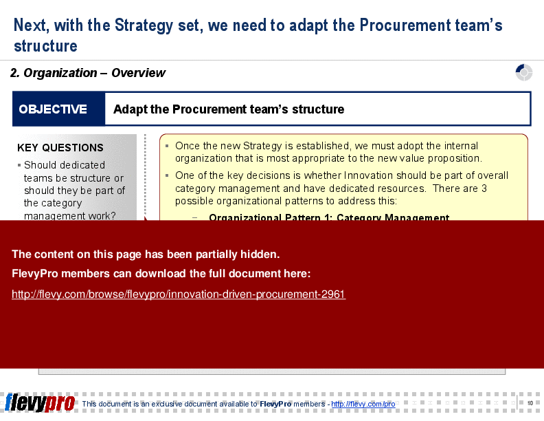Innovation-driven Procurement (26-slide PowerPoint presentation (PPT)) Preview Image