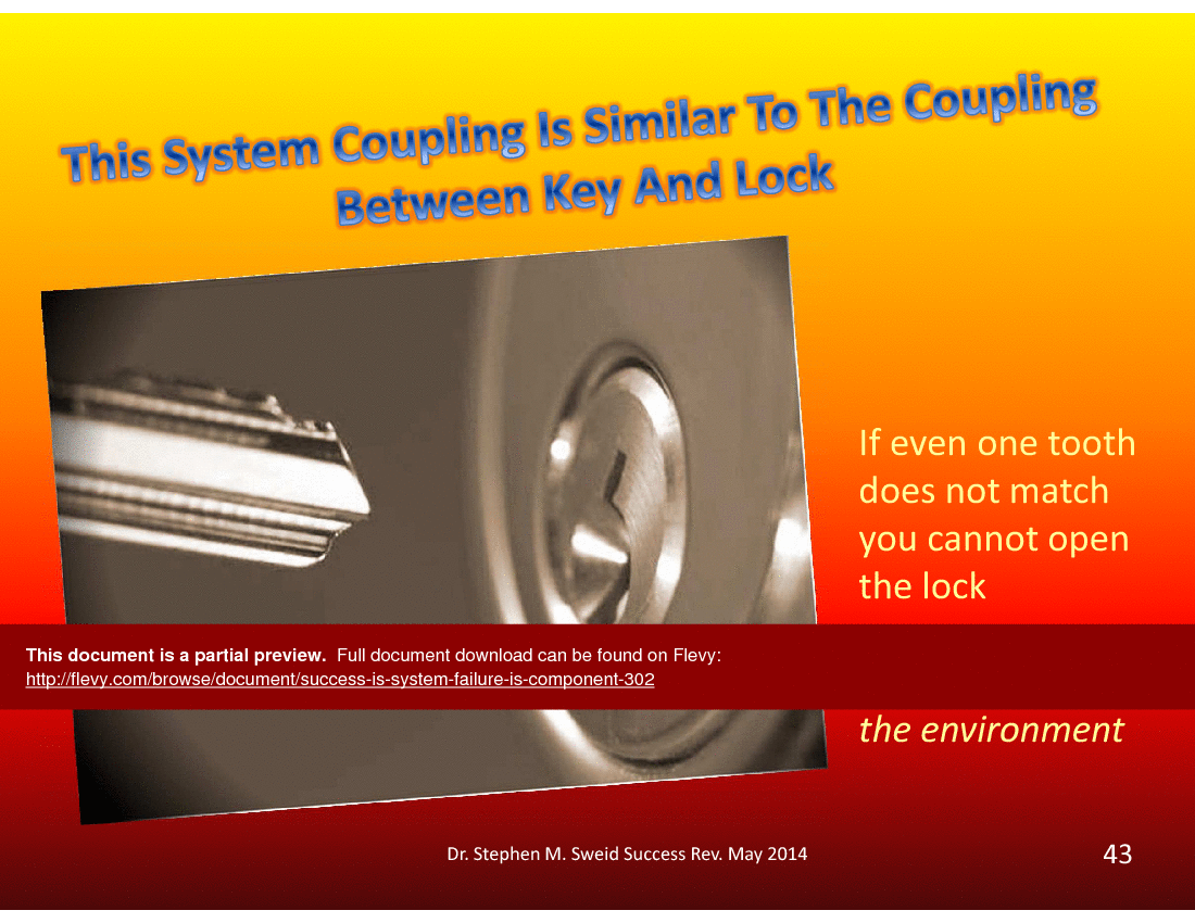 Success Is System, Failure Is Component (147-slide PowerPoint presentation (PPTX)) Preview Image