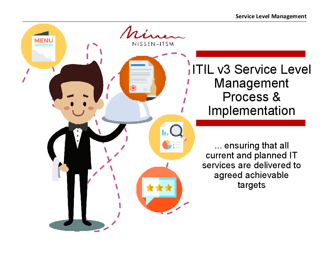 This is a partial preview of Service Level Management (SLM) - Process & Implementation (45-slide PowerPoint presentation (PPTX)). Full document is 45 slides. 