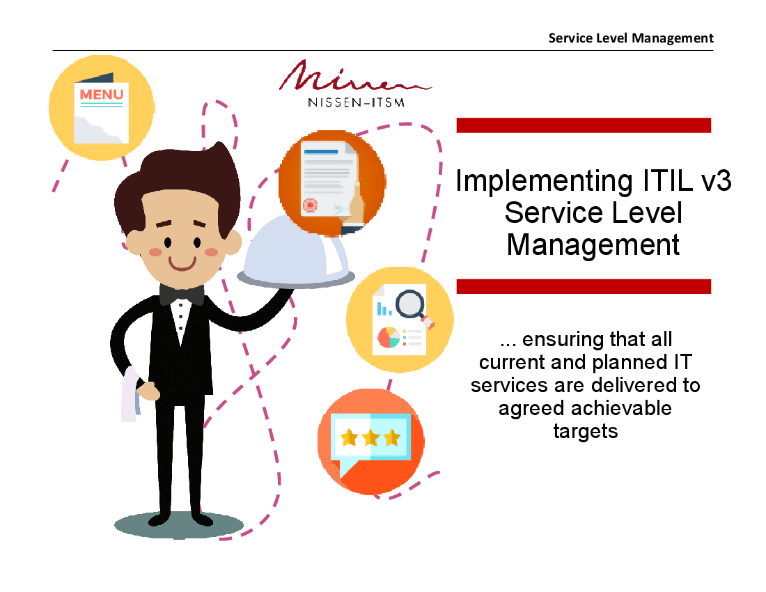 This is a partial preview of Implementing Service Level Management (SLM) - PPT. Full document is 31 slides. 