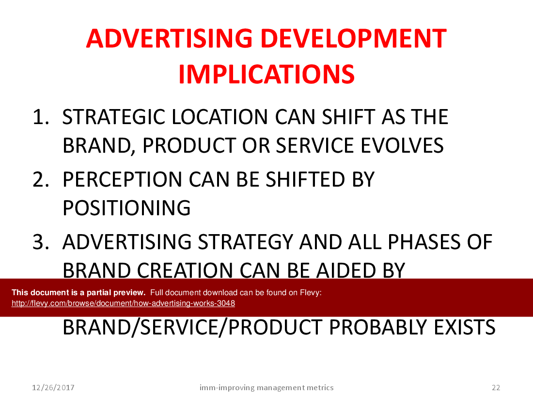 How Advertising Works (27-slide PPT PowerPoint presentation (PPTX)) Preview Image