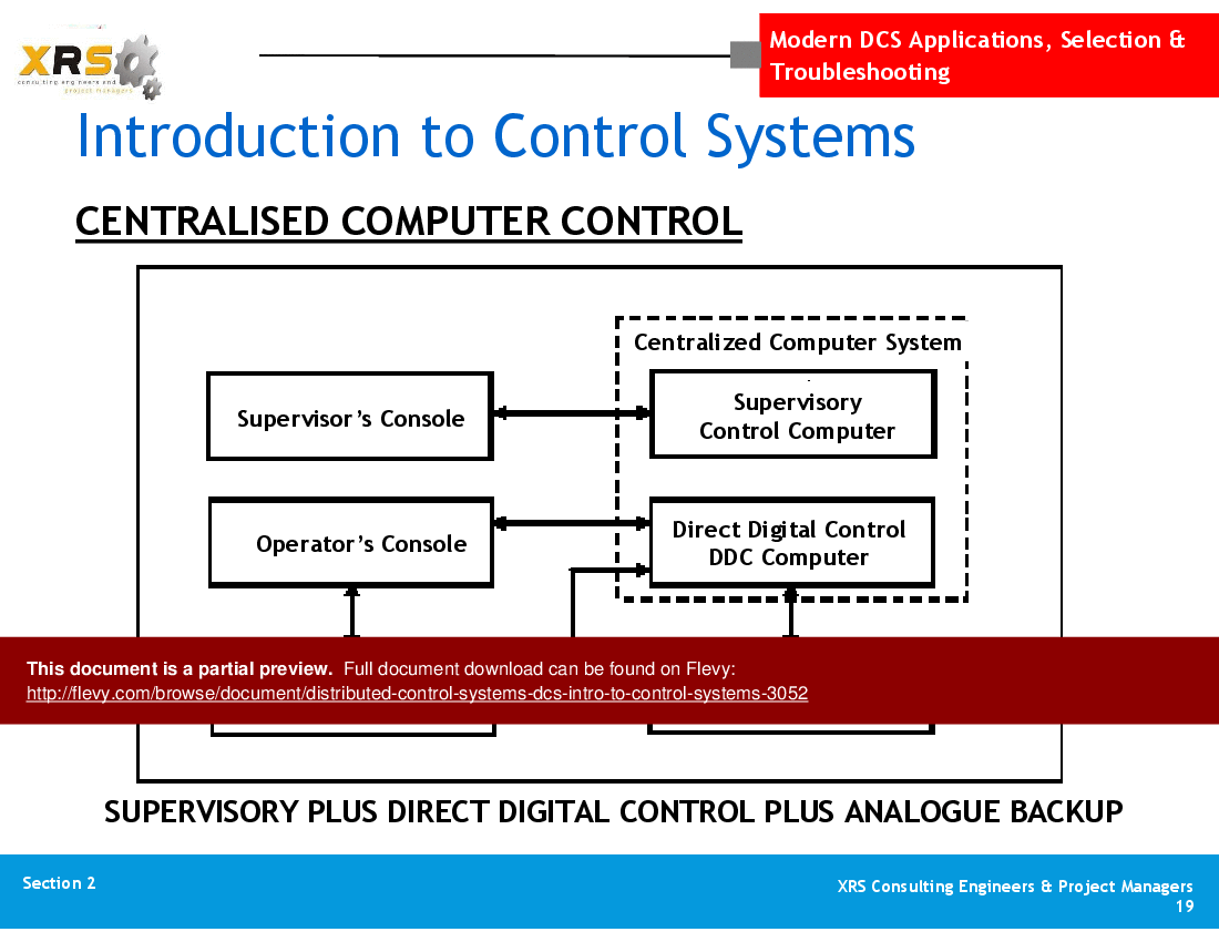 Distributed Control Systems (DCS) - Intro to Control Systems (94-slide PPT PowerPoint presentation (PPT)) Preview Image