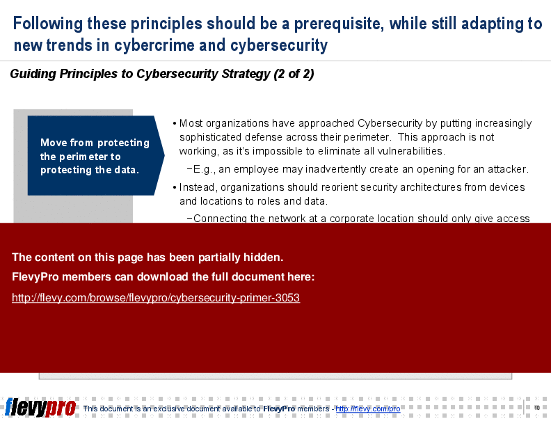 This is a partial preview of Cybersecurity Primer (16-slide PowerPoint presentation (PPT)). Full document is 16 slides. 
