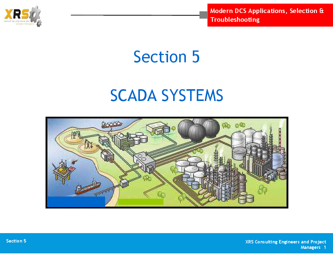 Distributed Control Systems (DCS) - SCADA Systems (46-slide PPT PowerPoint presentation (PPT)) Preview Image