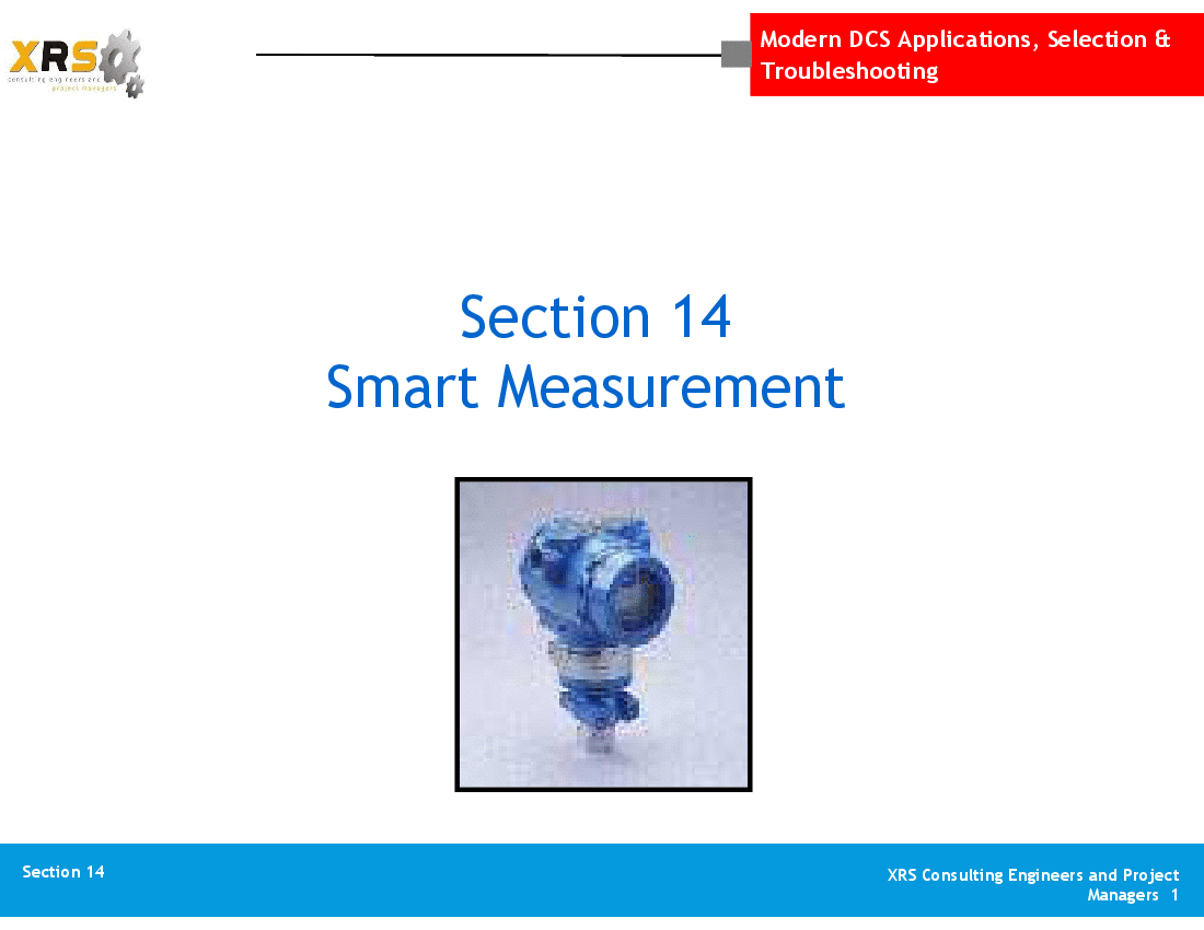 This is a partial preview of Distributed Control Systems (DCS) - Smart Measurement (48-slide PowerPoint presentation (PPT)). Full document is 48 slides. 