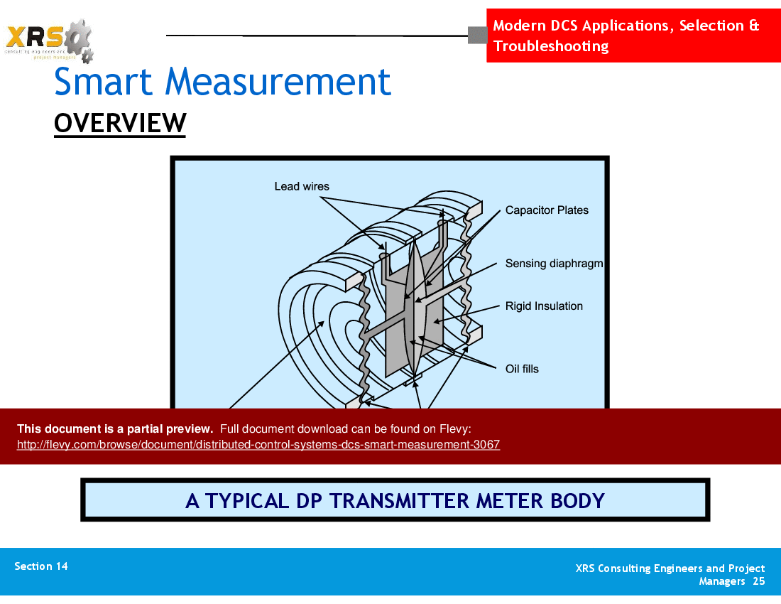 Distributed Control Systems (DCS) - Smart Measurement (48-slide PPT PowerPoint presentation (PPT)) Preview Image
