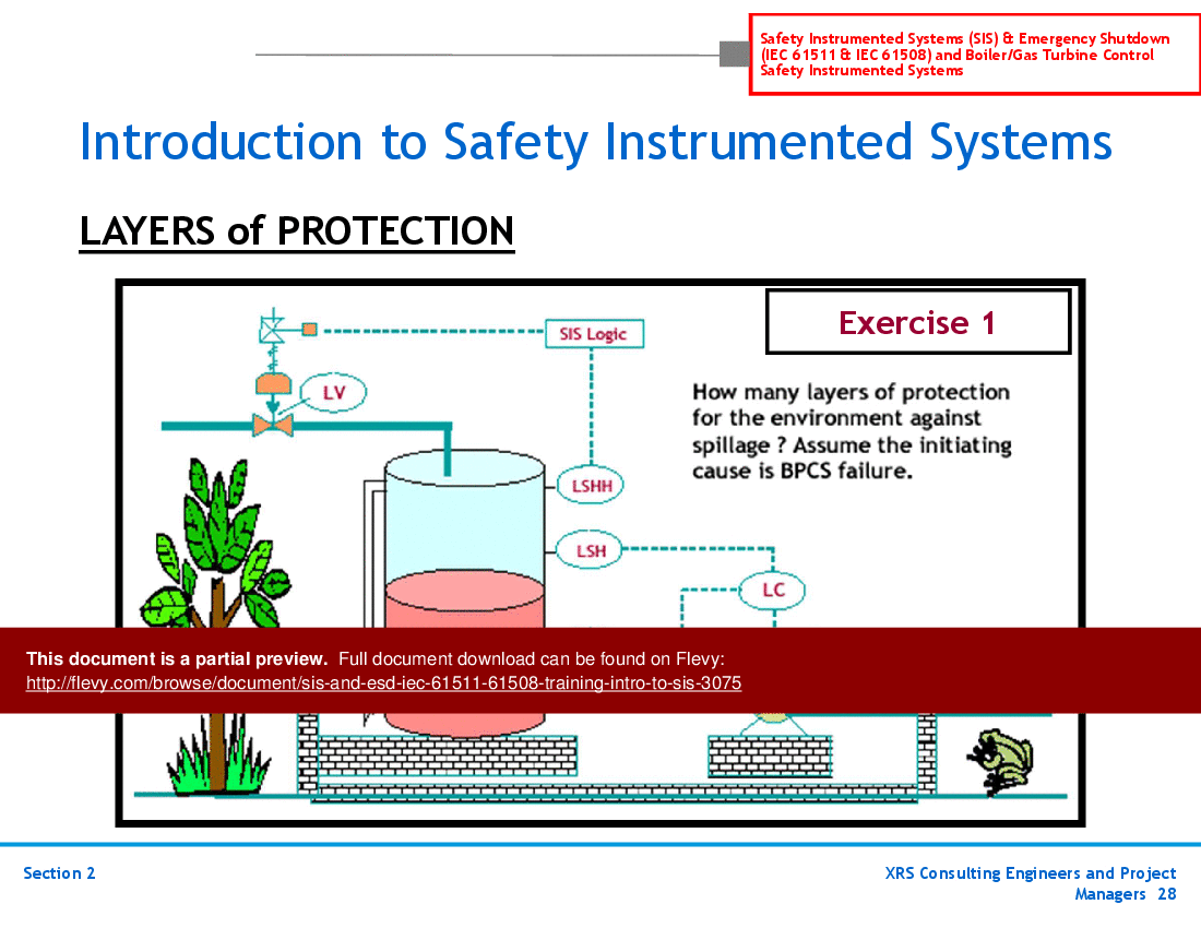 SIS & ESD (IEC 61511, 61508) Training - Intro to SIS (58-slide PPT PowerPoint presentation (PPT)) Preview Image