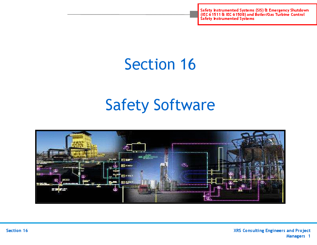 This is a partial preview of SIS & ESD (IEC 61511, 61508) Training - Safety Software (26-slide PowerPoint presentation (PPT)). Full document is 26 slides. 