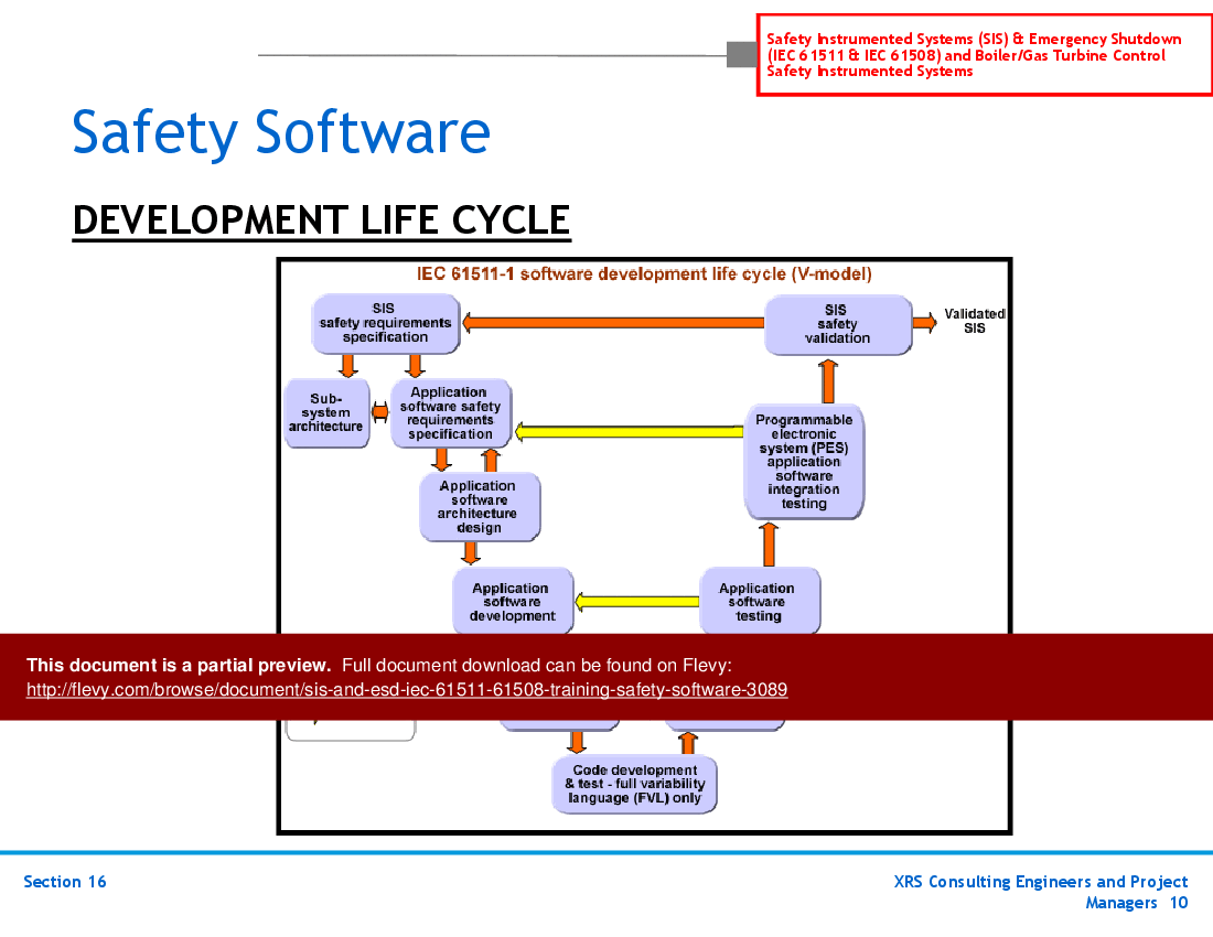 This is a partial preview of SIS & ESD (IEC 61511, 61508) Training - Safety Software (26-slide PowerPoint presentation (PPT)). Full document is 26 slides. 