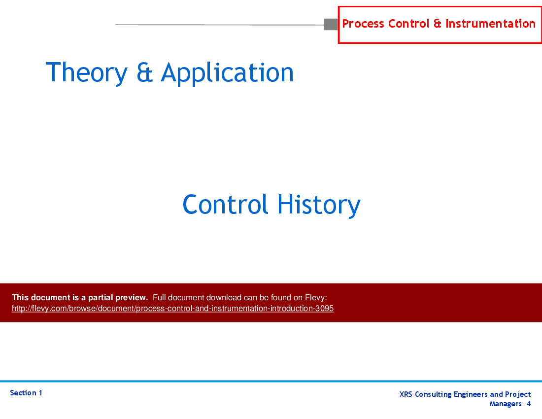 P&ID, Instrumentation, & Control - Introduction (38-slide PowerPoint presentation (PPTX)) Preview Image