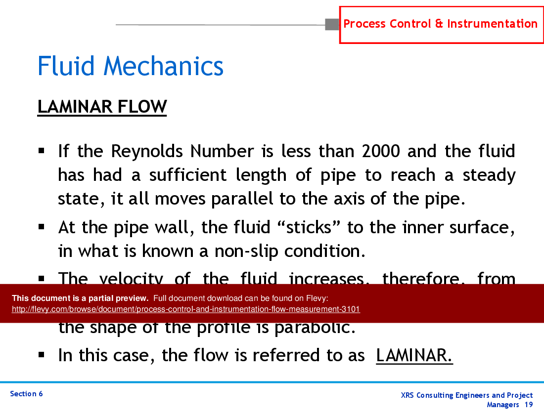 P&ID, Instrumentation, & Control - Flow Measurement (38-slide PowerPoint presentation (PPTX)) Preview Image