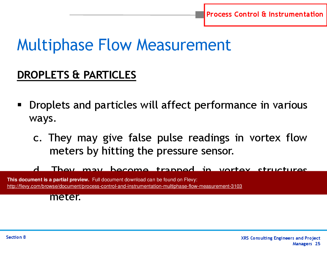 P&ID, Instrumentation, & Control - Multiphase Flow Measurement (38-slide PowerPoint presentation (PPTX)) Preview Image