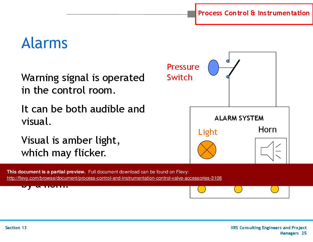 P&ID, Instrumentation, & Control - Control Valve Accessories (30-slide PowerPoint presentation (PPTX)) Preview Image