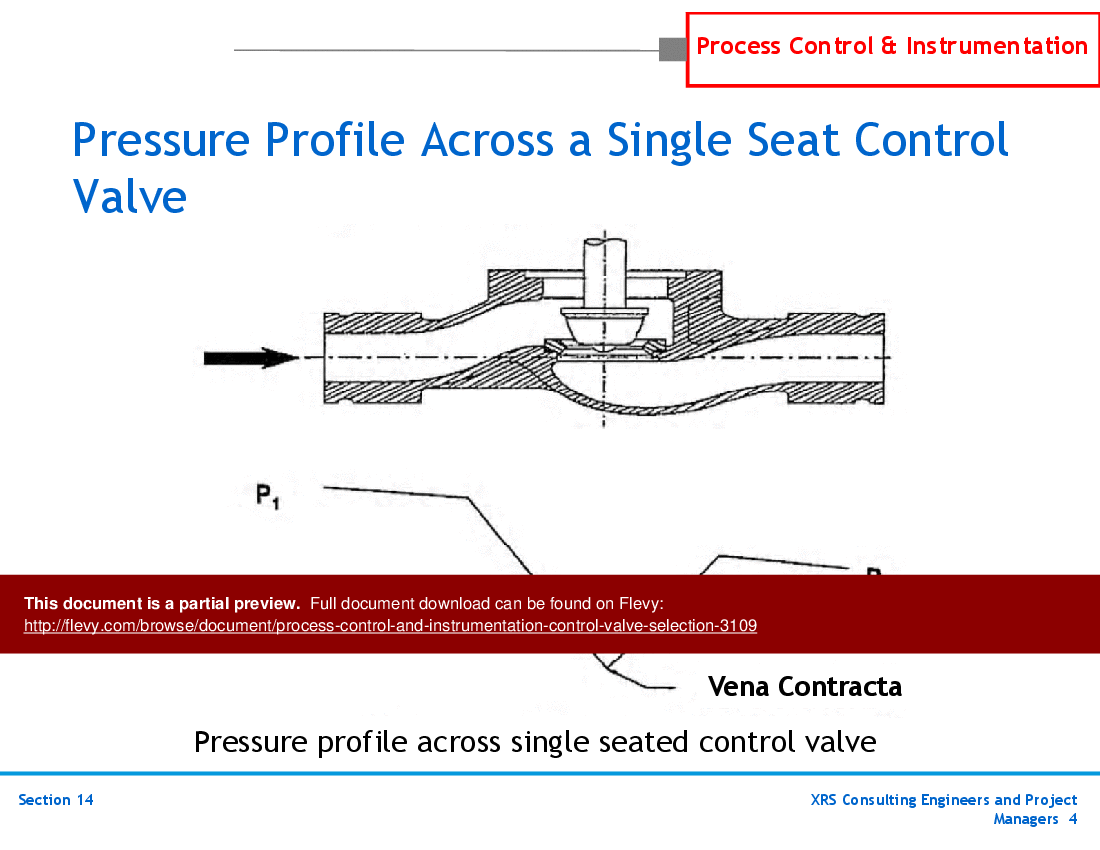 P&ID, Instrumentation, & Control - Control Valve Selection (72-slide PowerPoint presentation (PPTX)) Preview Image