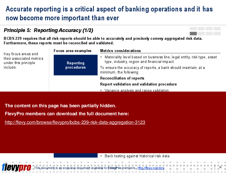 BCBS 239 - Risk Data Aggregation (27-slide PPT PowerPoint presentation (PPT)) Preview Image