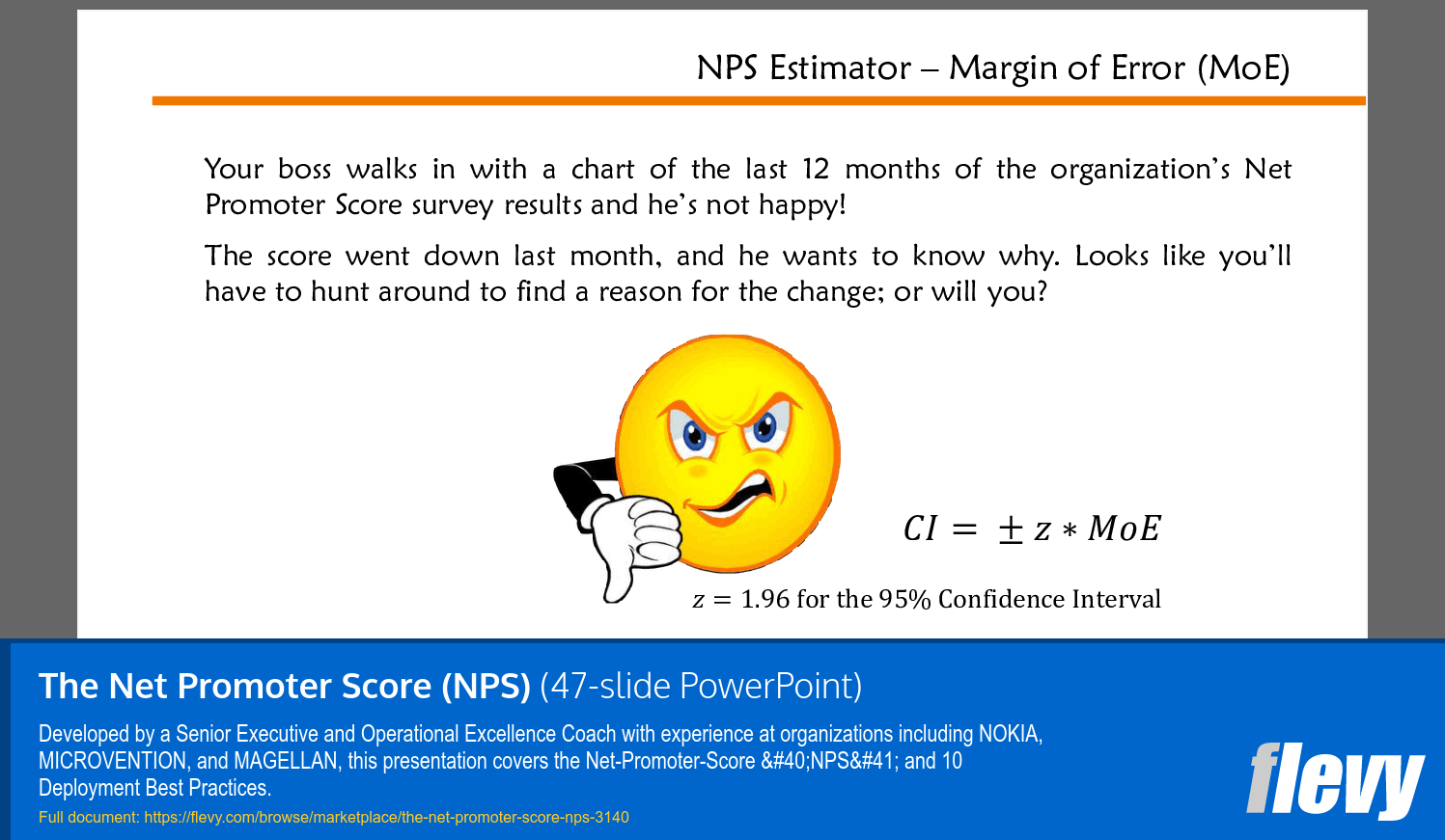 The Net Promoter Score (NPS) (47-slide PPT PowerPoint presentation (PPTX)) Preview Image