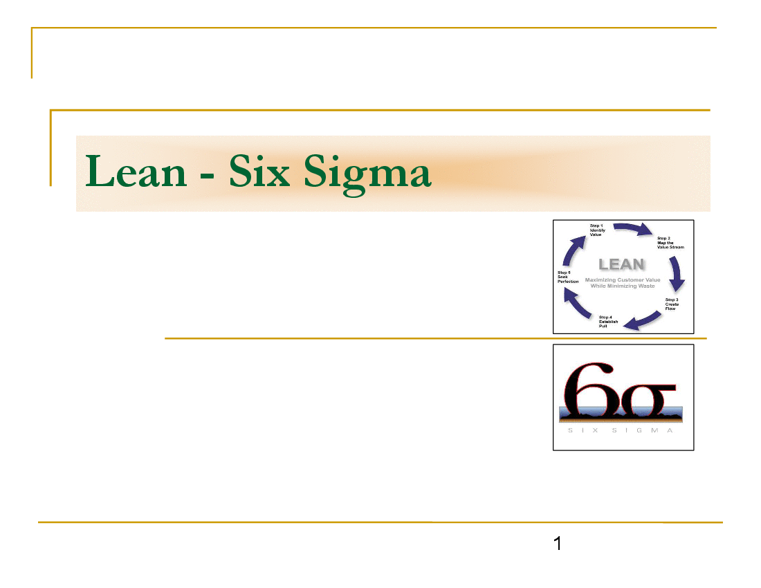 This is a partial preview of Lean Six Sigma | Excellence in Operations (50-slide PowerPoint presentation (PPT)). Full document is 50 slides. 