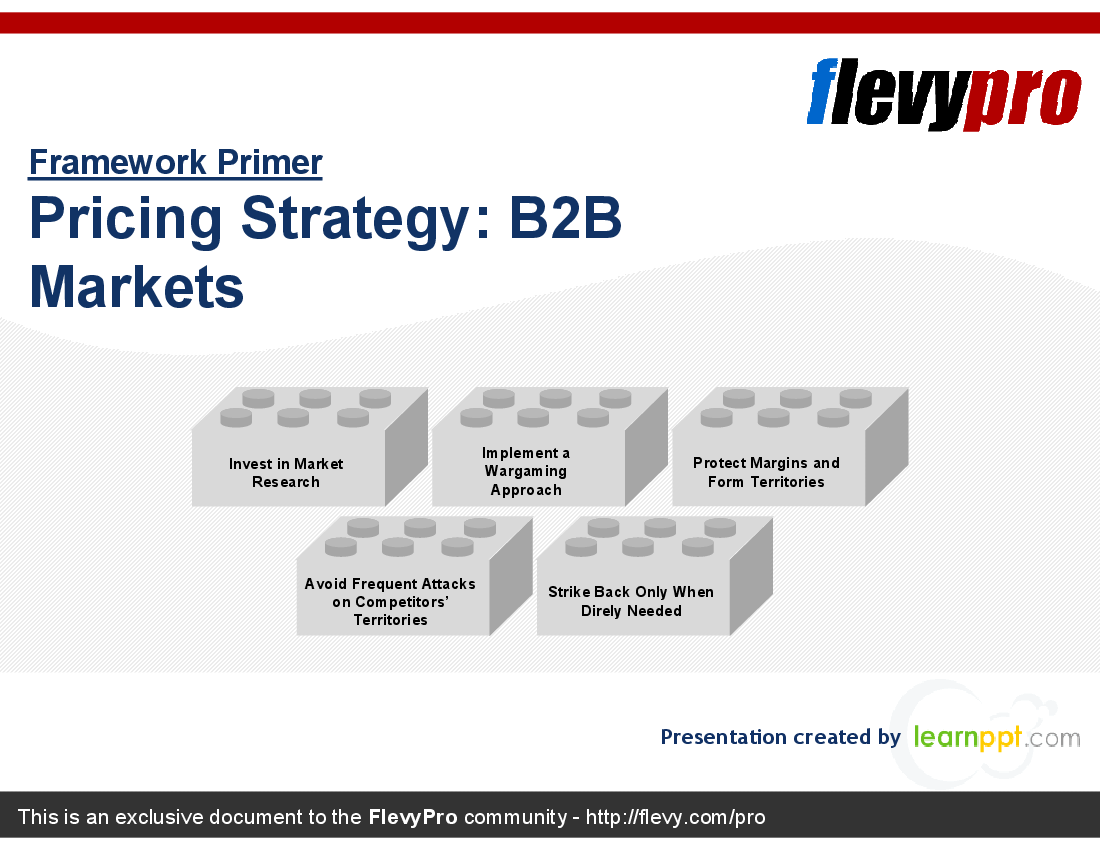 This is a partial preview of Pricing Strategy: B2B Markets (24-slide PowerPoint presentation (PPTX)). Full document is 24 slides. 