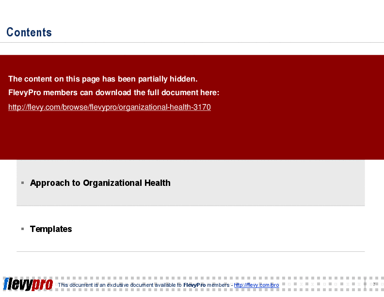 Organizational Health (19-slide PPT PowerPoint presentation (PPT)) Preview Image