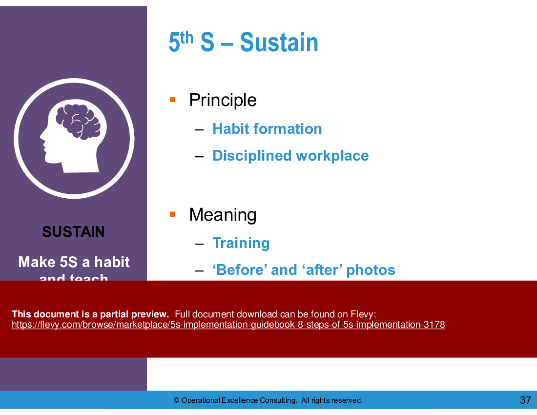 5S Implementation Guidebook: 8 Steps Of 5S Implementation (PowerPoint ...