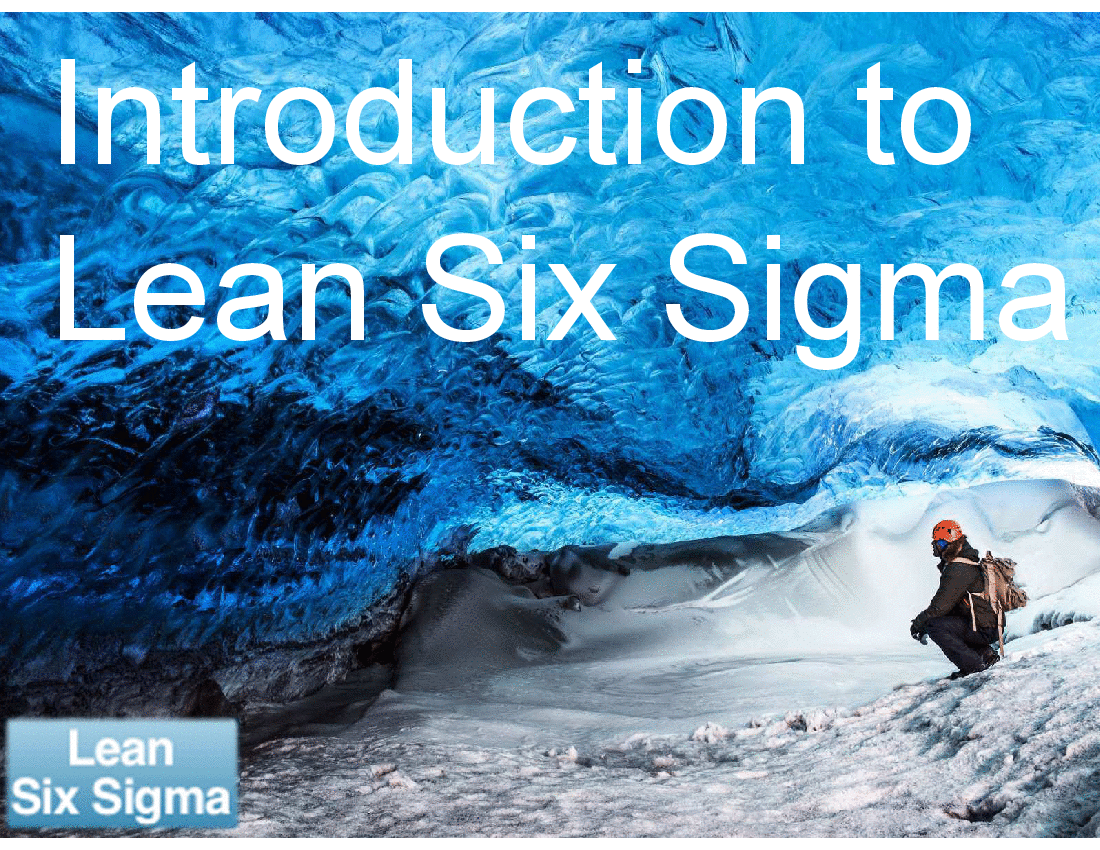 This is a partial preview of 02 Introduction to Lean Six Sigma (71-slide PowerPoint presentation (PPTX)). Full document is 71 slides. 